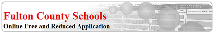 Fulton County Schools Online Free and Reduced Application