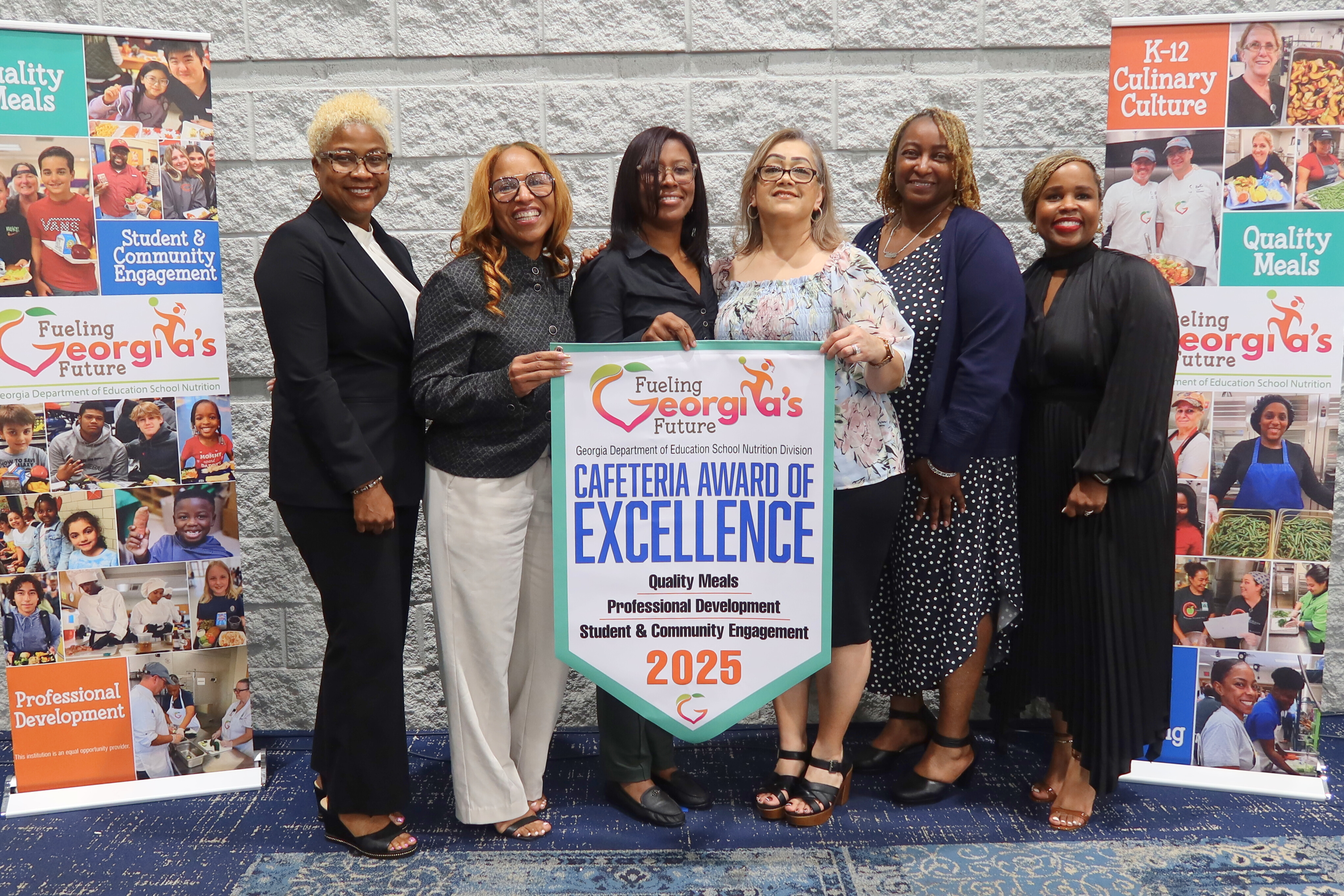 Cafe Excellence Award Winners, College Park ES and Renaissance MS